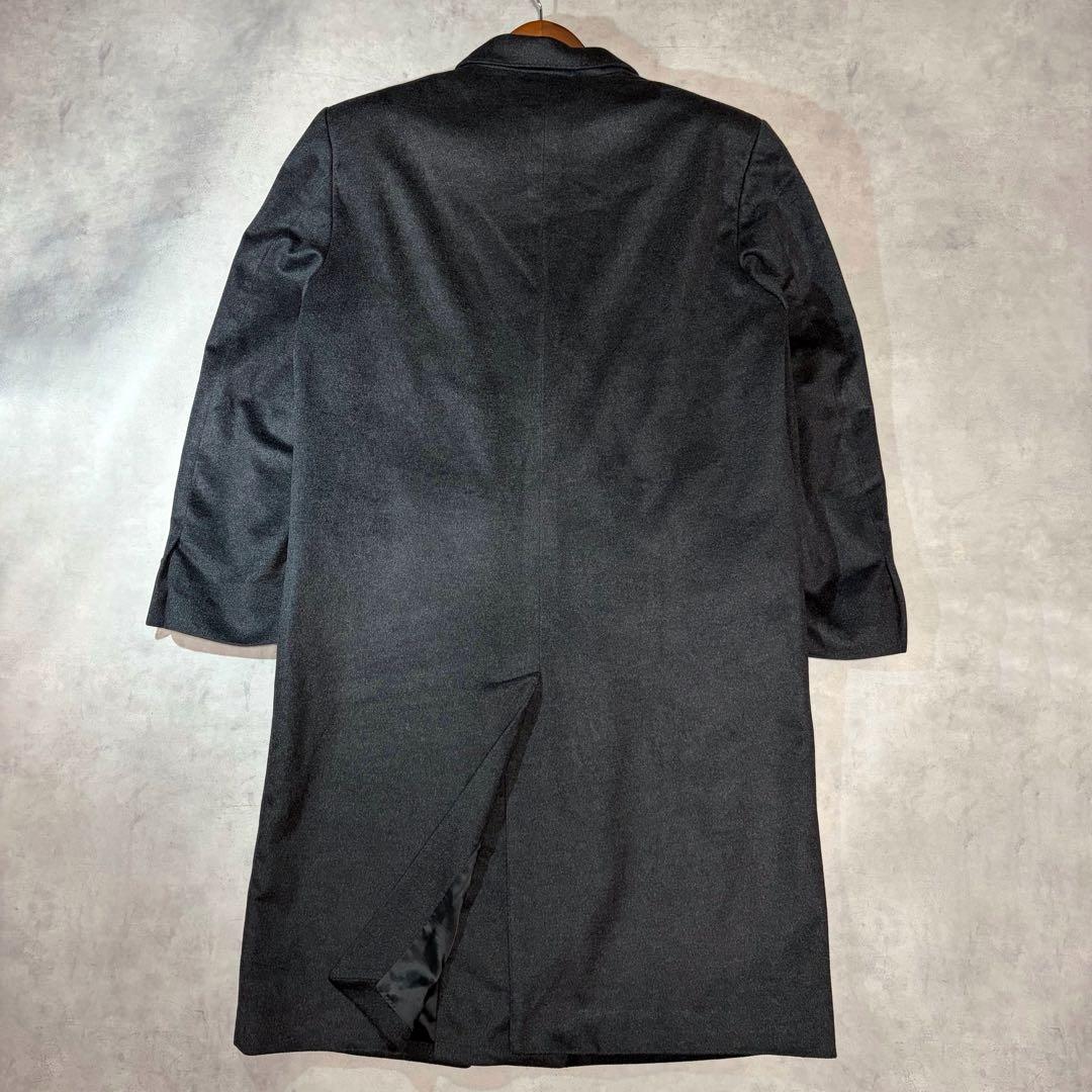 極美品✨ カシミヤ ロング チェスターコート ダブル ゆったり チャコグレー