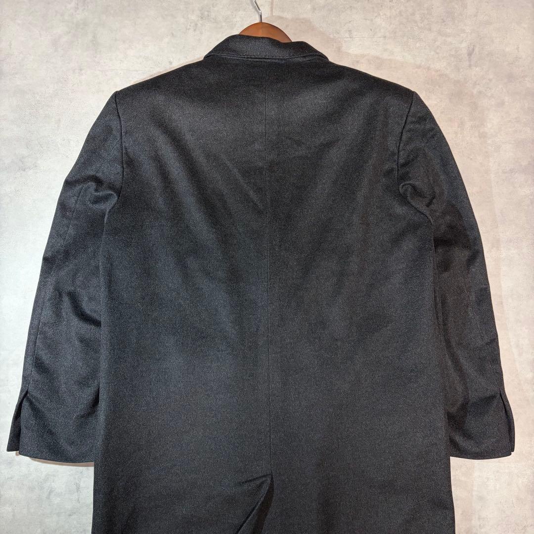 極美品✨ カシミヤ ロング チェスターコート ダブル ゆったり チャコグレー