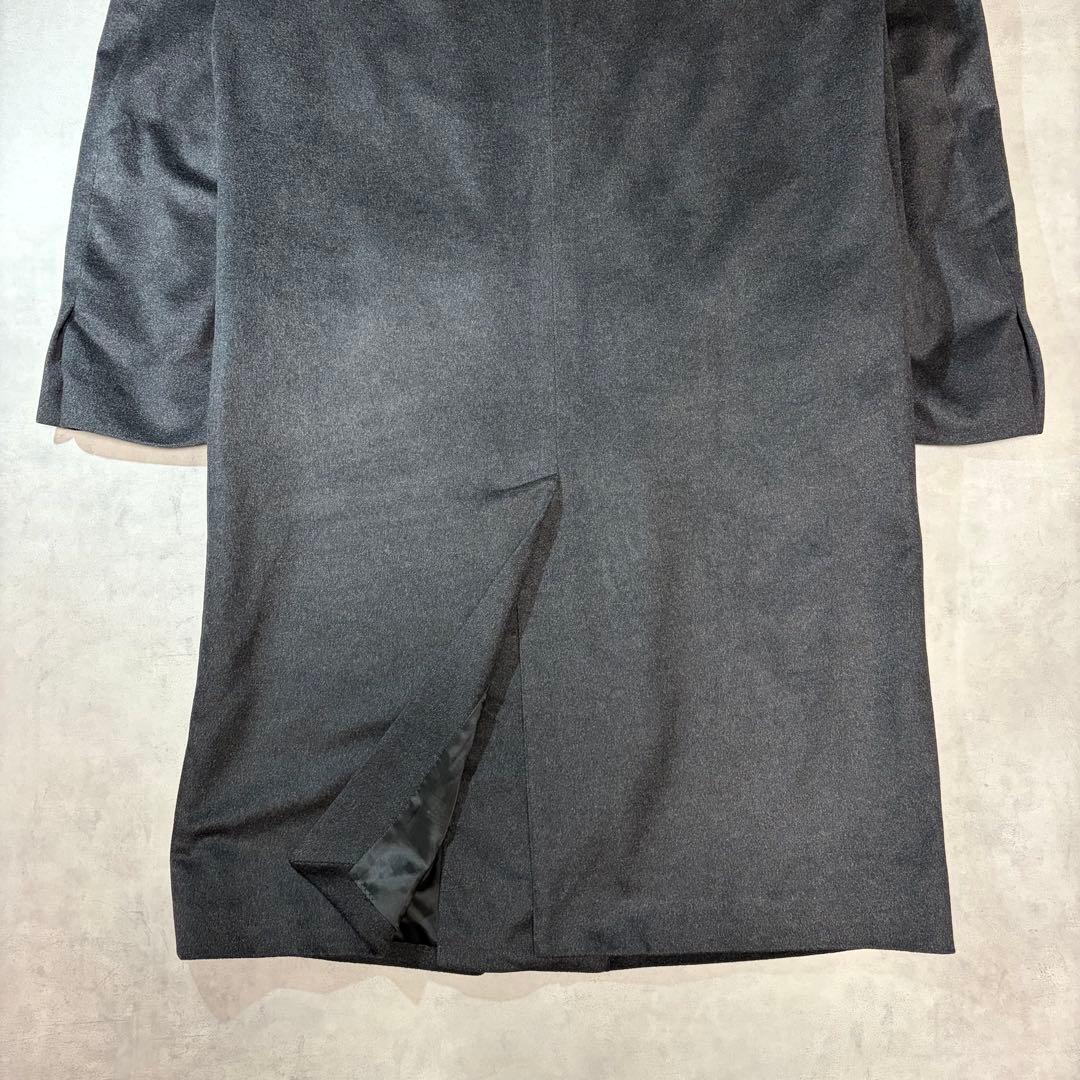 極美品✨ カシミヤ ロング チェスターコート ダブル ゆったり チャコグレー