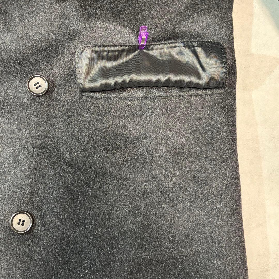 極美品✨ カシミヤ ロング チェスターコート ダブル ゆったり チャコグレー