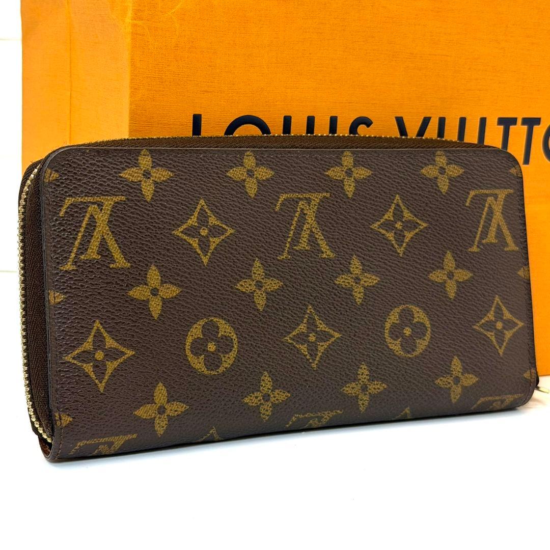 美品 ルイヴィトン モノグラム ジッピーウォレット ラウンドファスナー 財布
