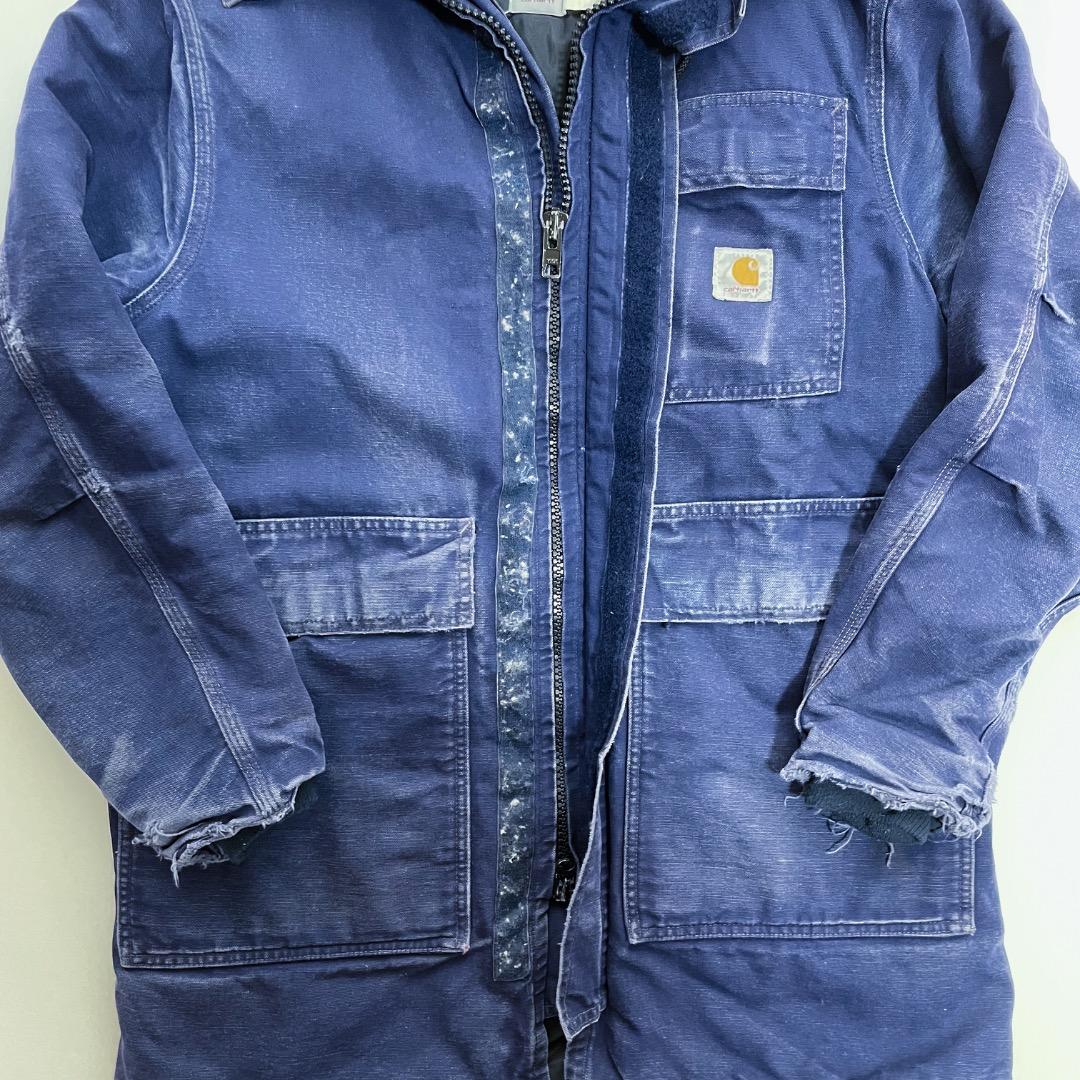 【希少】カーハート シベリアンパーカー ネイビー USA製