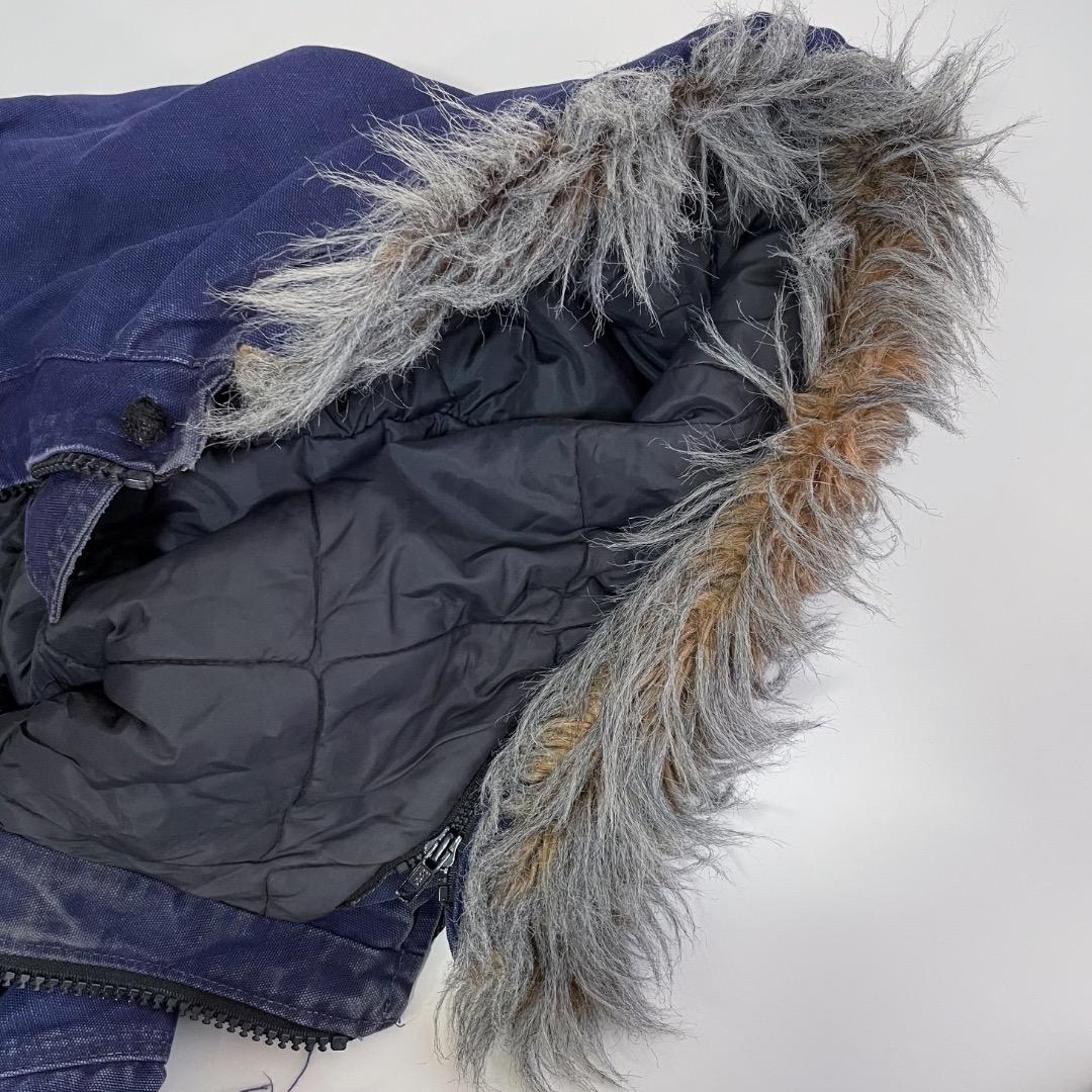 【希少】カーハート シベリアンパーカー ネイビー USA製