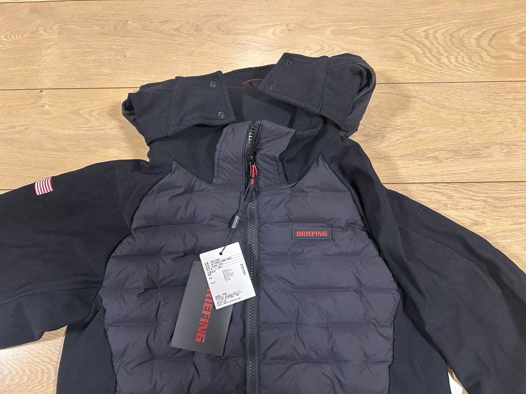 【新品・未使用】 MENS Sサイズハイブリッド ストレッチ ダウンパーカー