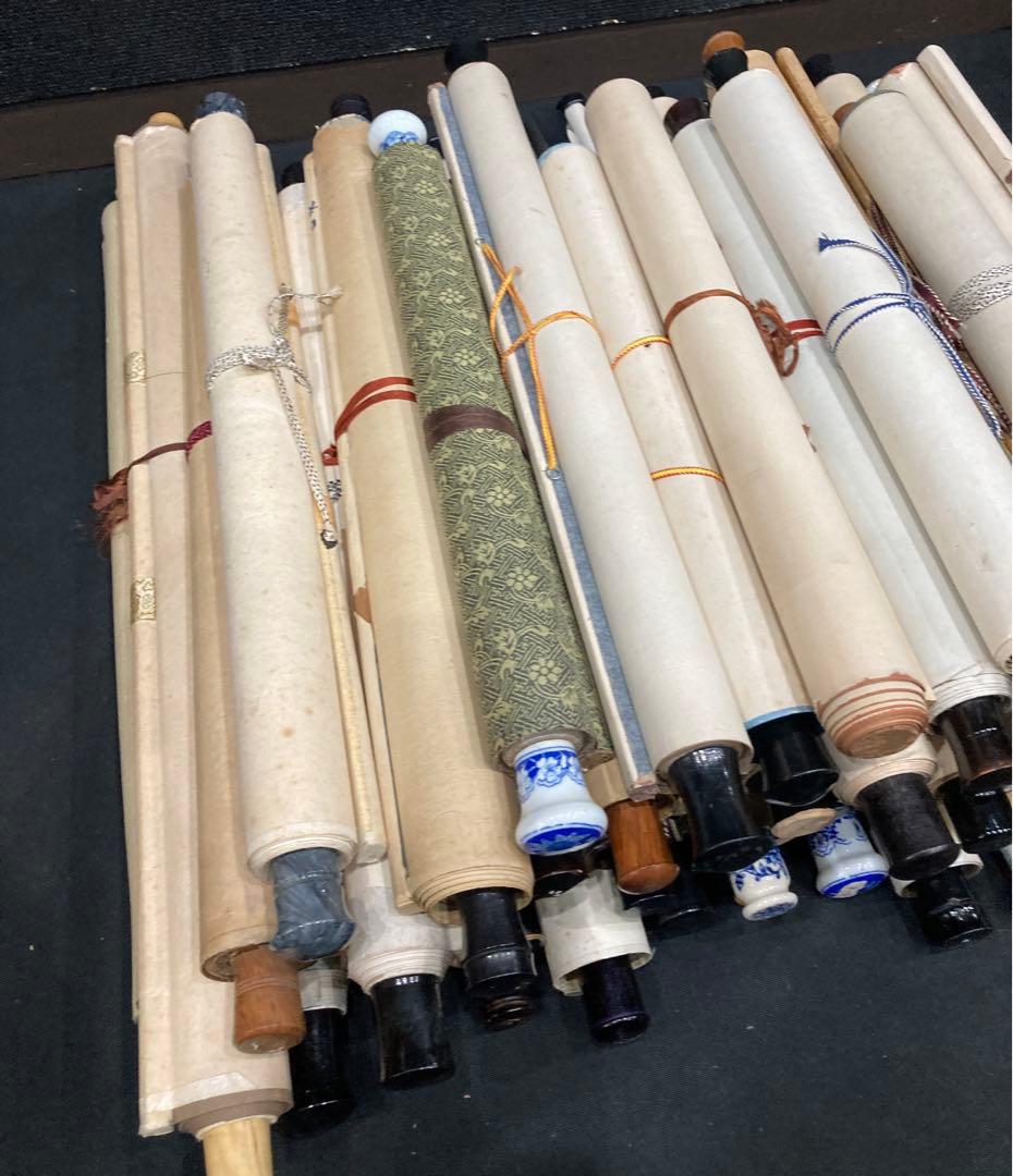 売り切り！★大量★ 全て中国掛軸まとめて50本セット