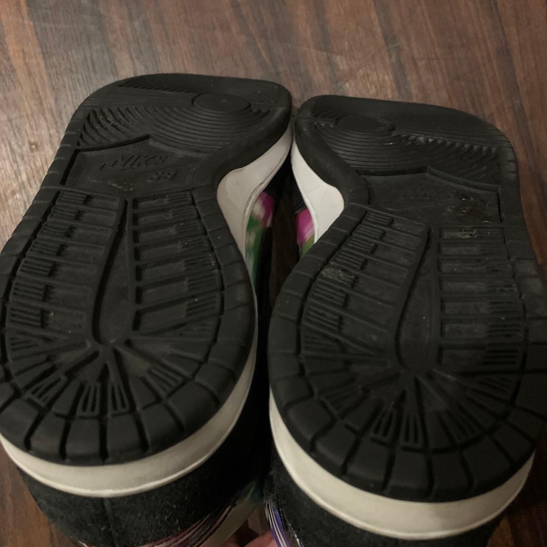 美品NIKE SB DUNK HIGH PROテレビテストパターン 27.5cm