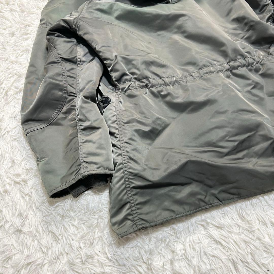 希少 USA製 Alpha フライトジャケット N3B N-3B オリーブ S