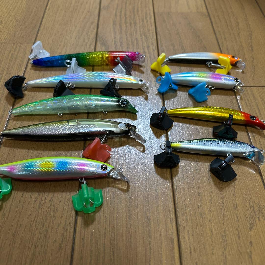 シーバスルアーセット　まとめ売り　ブルーブルー　アイマ　ダイワ他