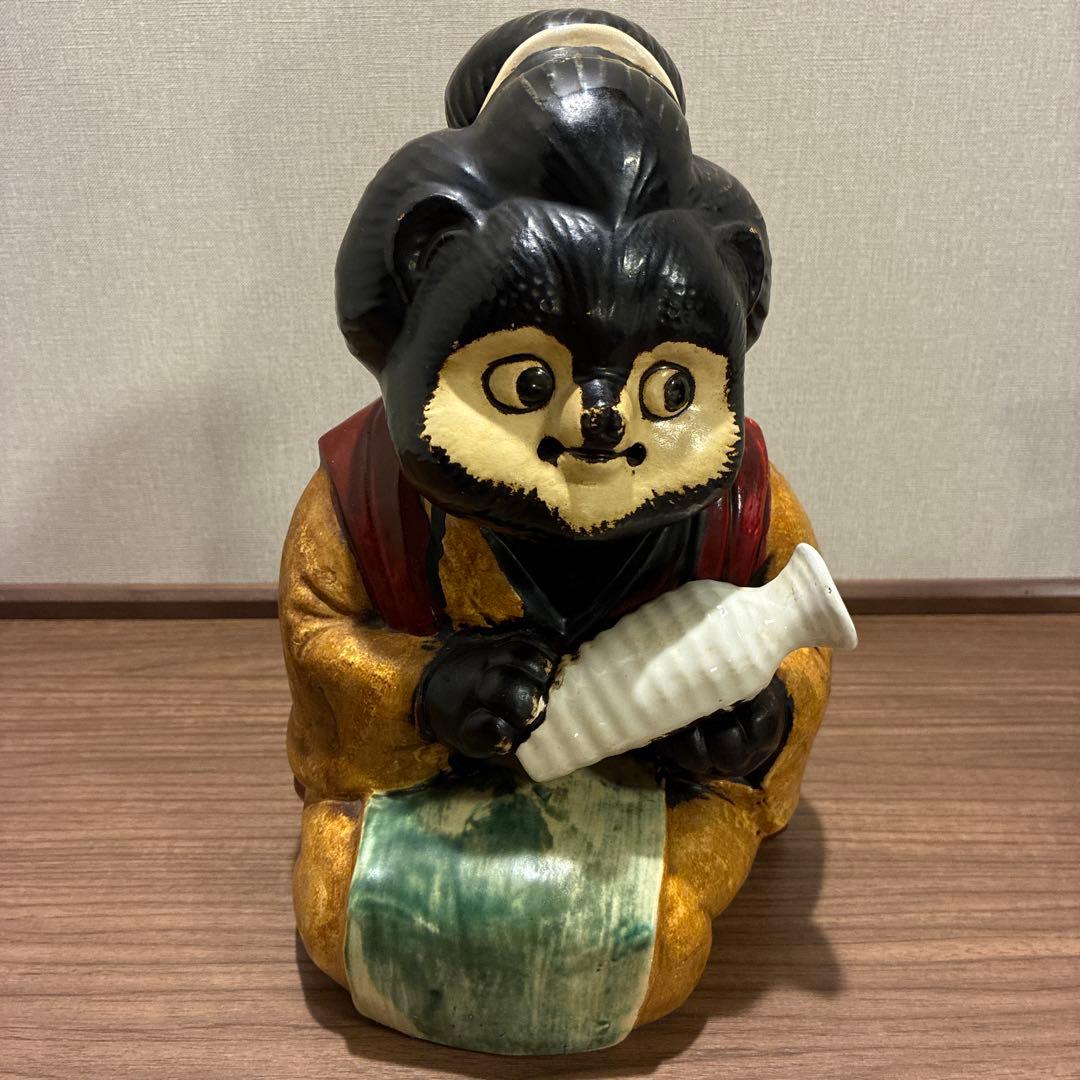 信楽焼 夫婦狸置物