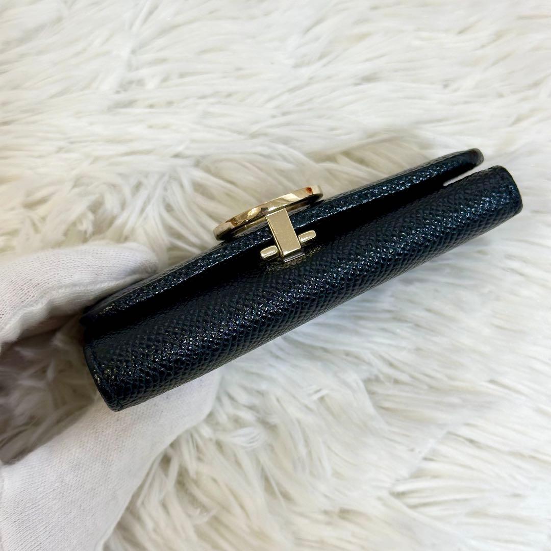 未使用級美品✨️RFID搭載 BVLGARI キーケース サークルロゴ ゴールド