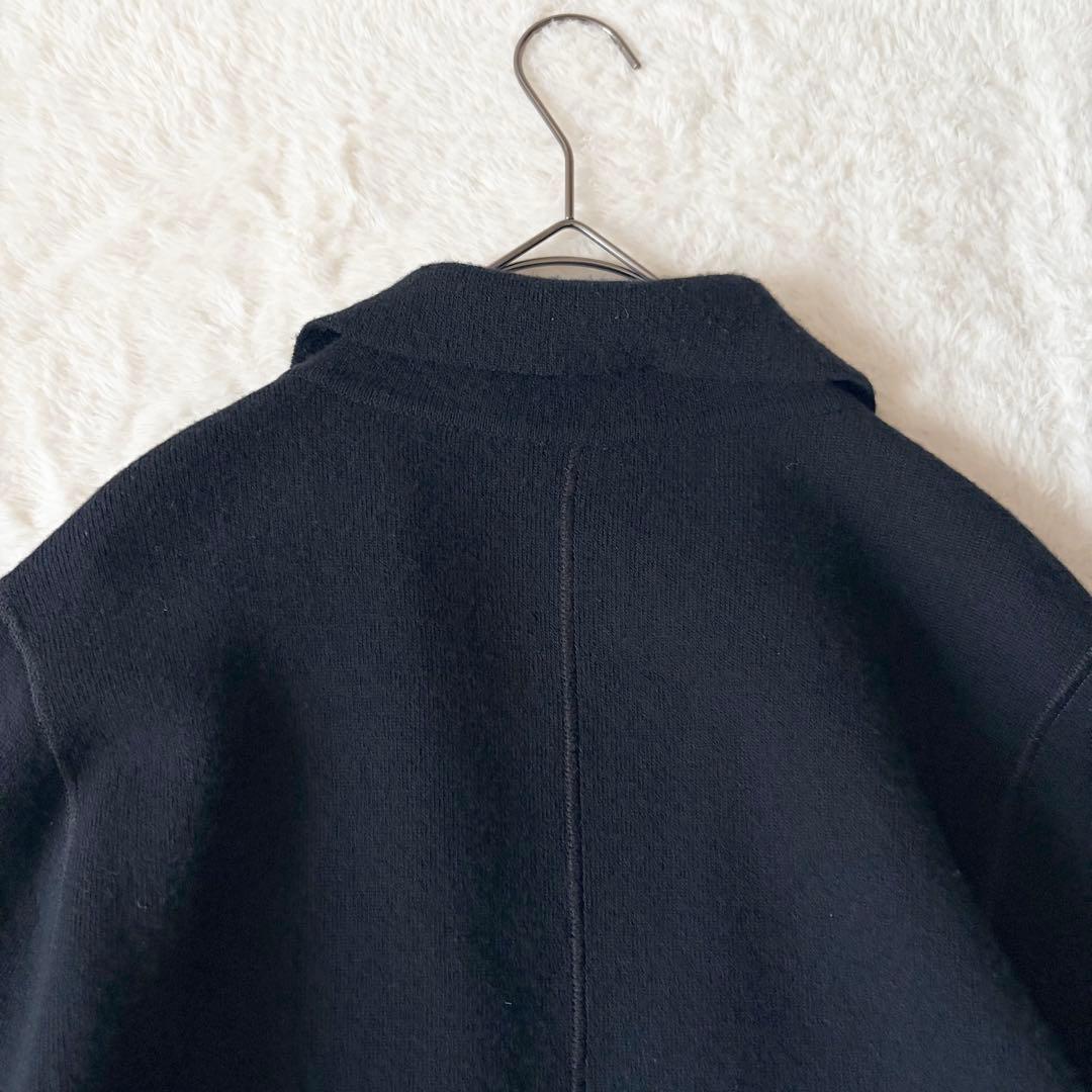 5519 マックスマーラステュディオ ガウンコート ブラック ロング丈 ウール