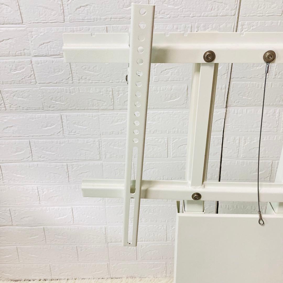 WALL 壁寄せテレビスタンド V3 ロータイプ サテン　ホワイト