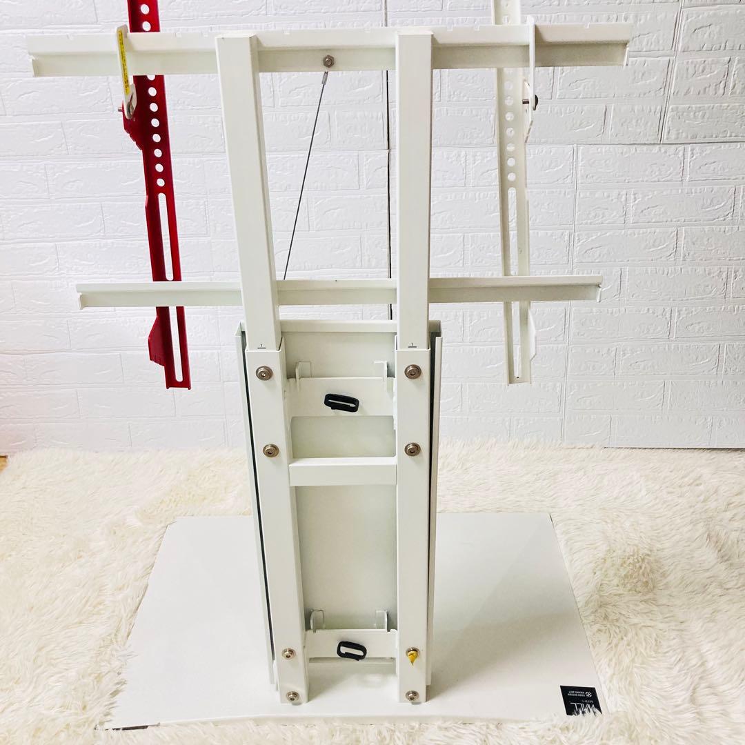 WALL 壁寄せテレビスタンド V3 ロータイプ サテン　ホワイト