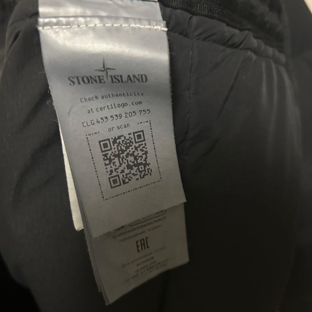 811543128 V0029STONE ダウンジャケット ブラック