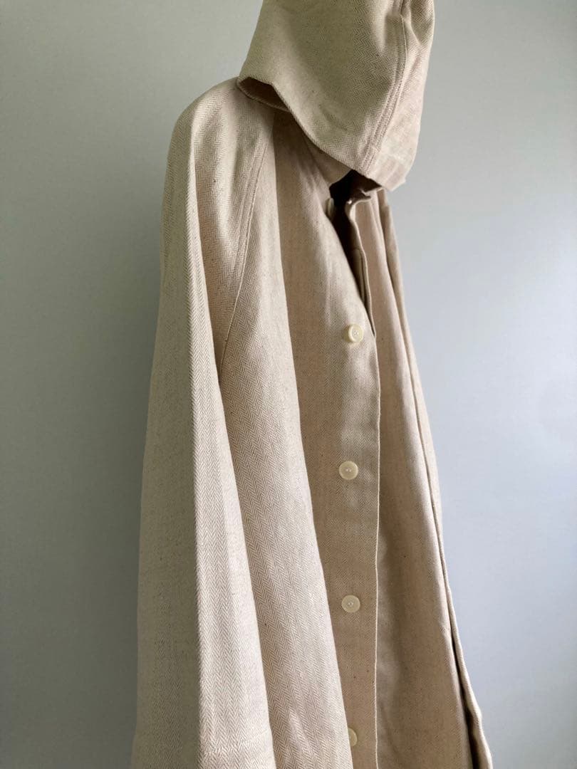 ジャケット・アウター 60s French Vintage Ecru HBT Butcher Coat