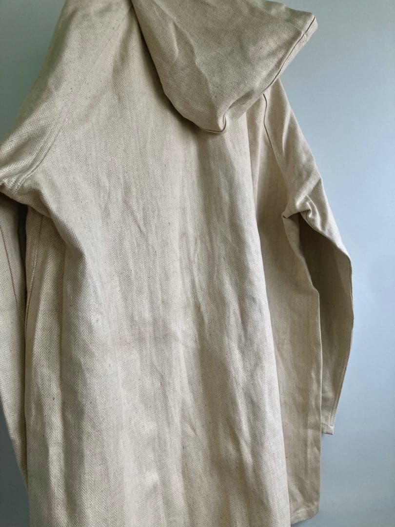 ジャケット・アウター 60s French Vintage Ecru HBT Butcher Coat