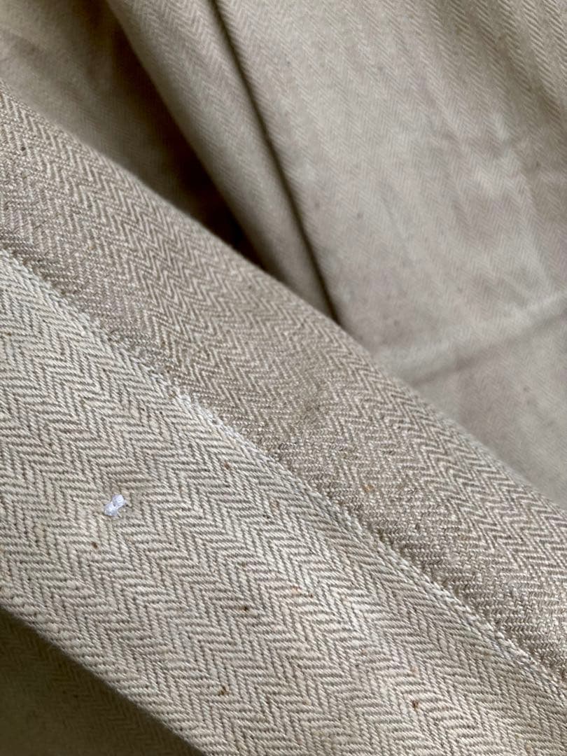 ジャケット・アウター 60s French Vintage Ecru HBT Butcher Coat