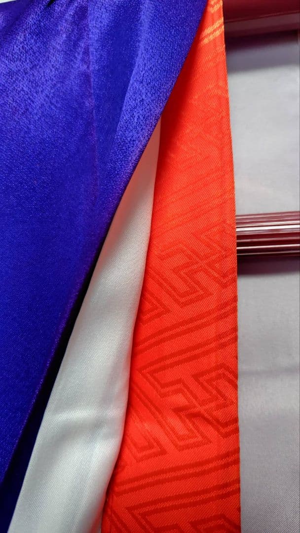 RK544洗える子供着物着丈130センチ裄丈58センチ7歳前後用ポリエステル