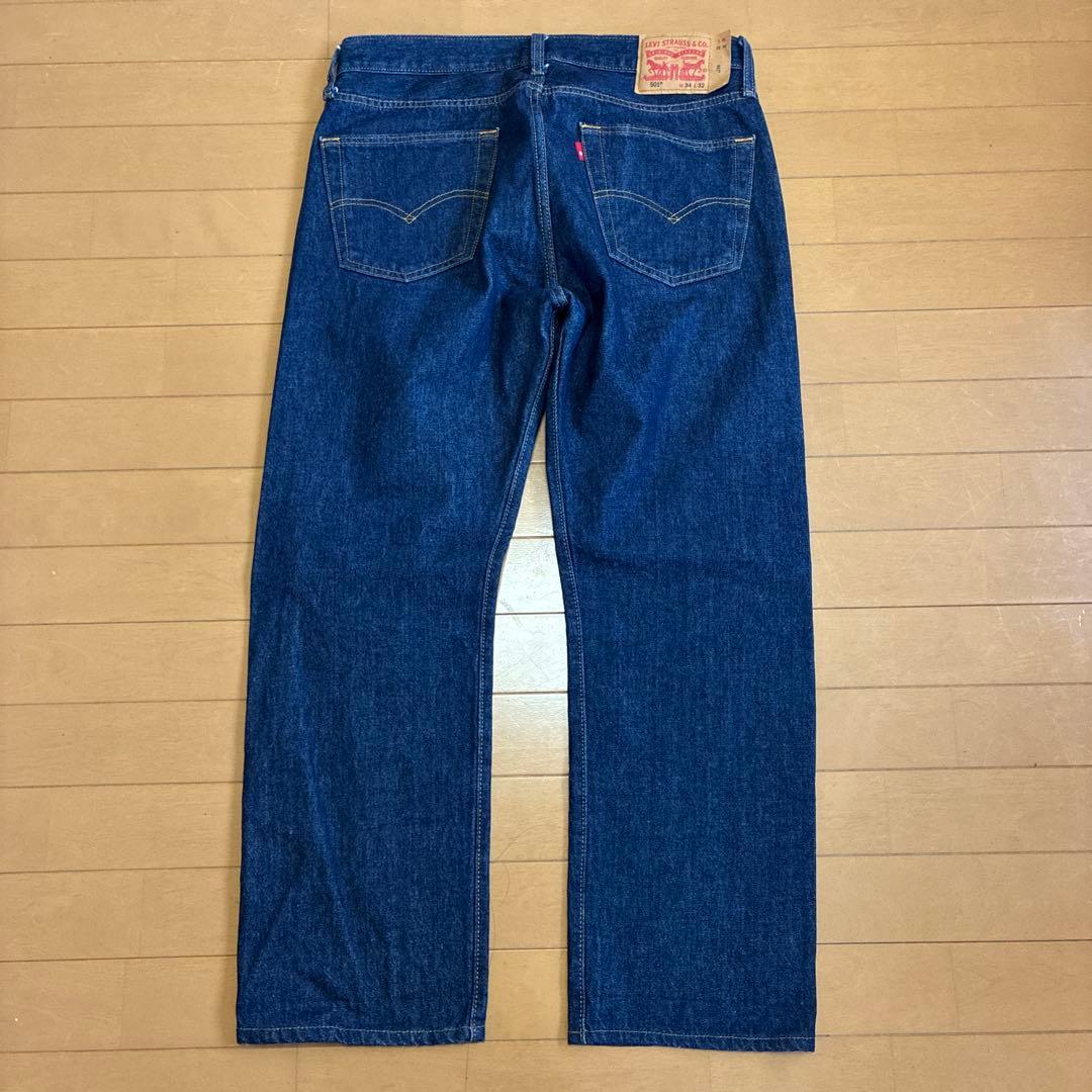 リーバイス 濃紺デニムセットアップ 2nd トラッカージャケット 501 W34