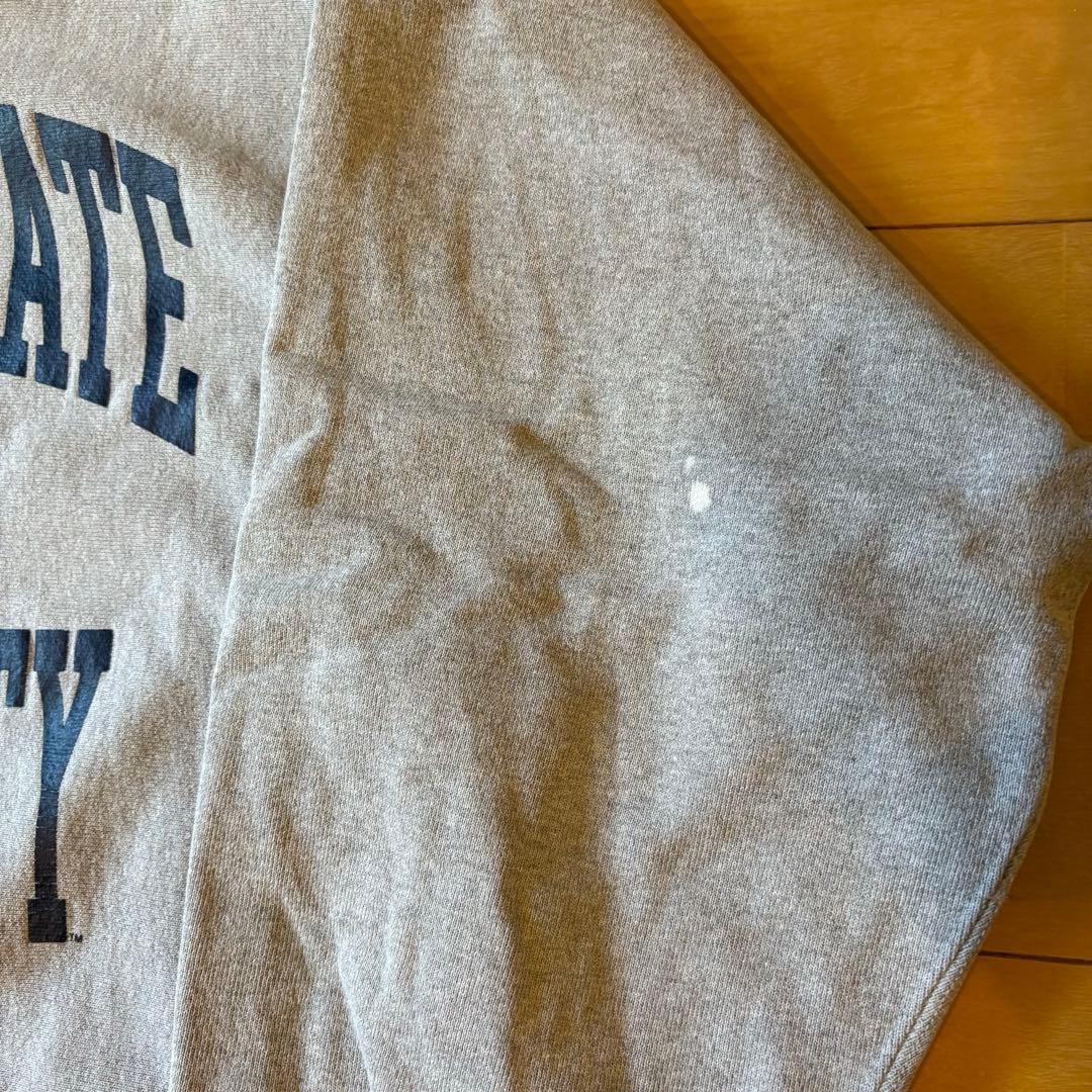 90s チャンピオン リバースウィーブ 3段プリント XL グレー