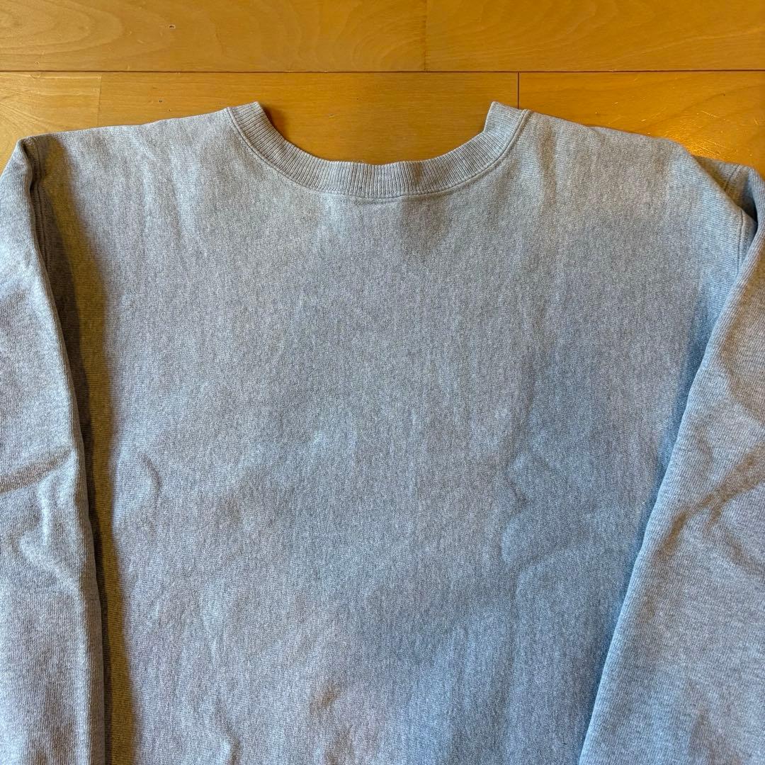 90s チャンピオン リバースウィーブ 3段プリント XL グレー