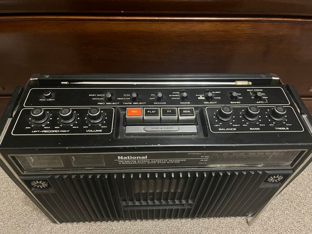 National AM/FM ステレオカセットレコーダー RS-457