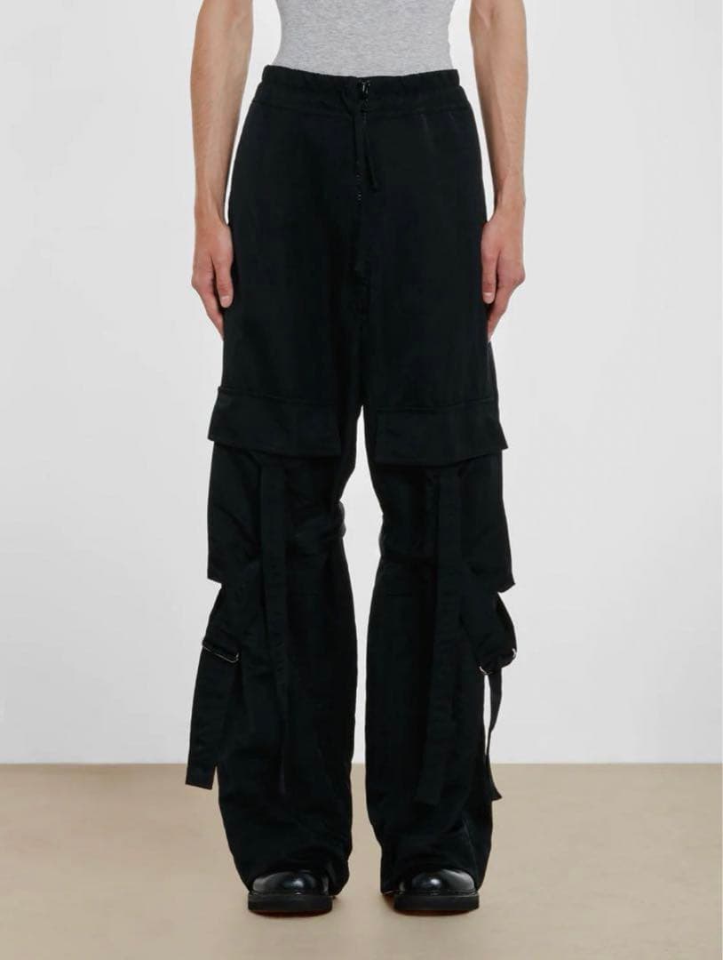 dries van noten 23aw ナイロン ストラップ カーゴパンツ
