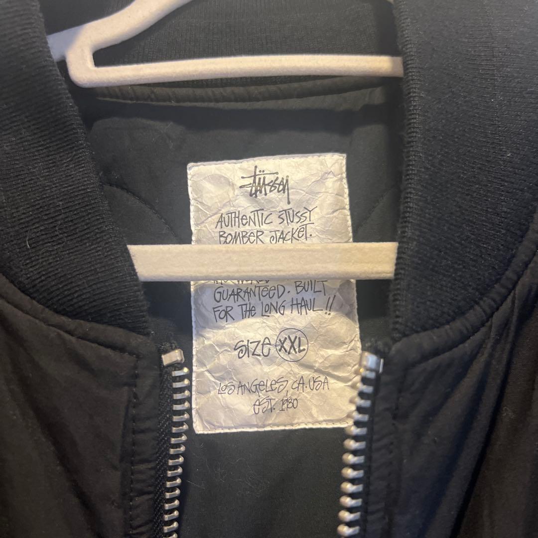 秋の断捨離！STUSSY coating bomber jacket