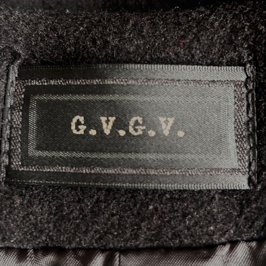 GVGV レースアップ　マキシ丈　ウエストベルト付き　ウール　ロングコート