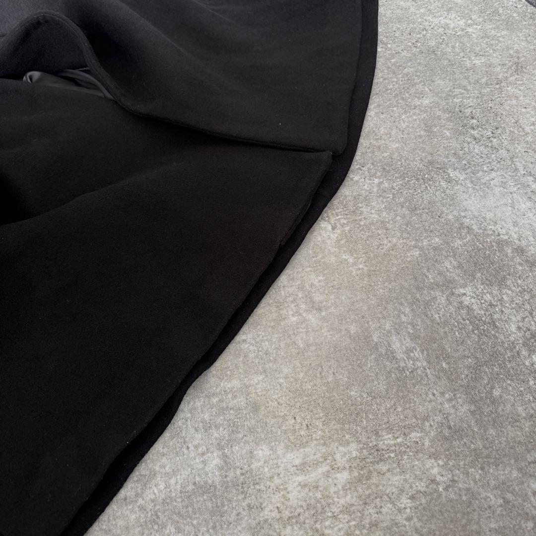 GVGV レースアップ　マキシ丈　ウエストベルト付き　ウール　ロングコート