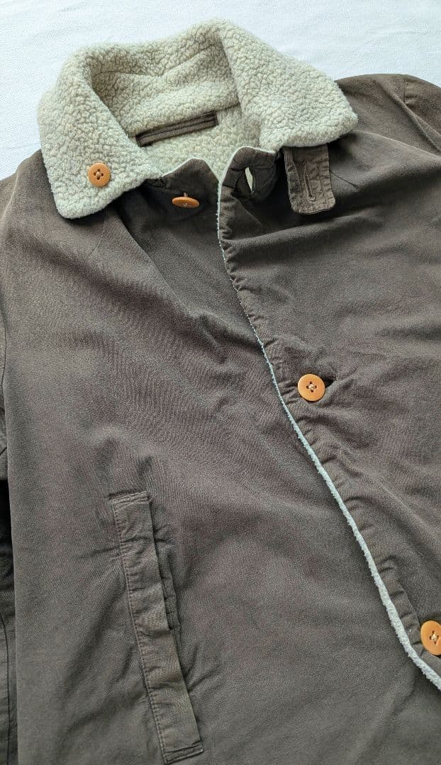 美品45rpm＆ボア付きリバーシブルコート