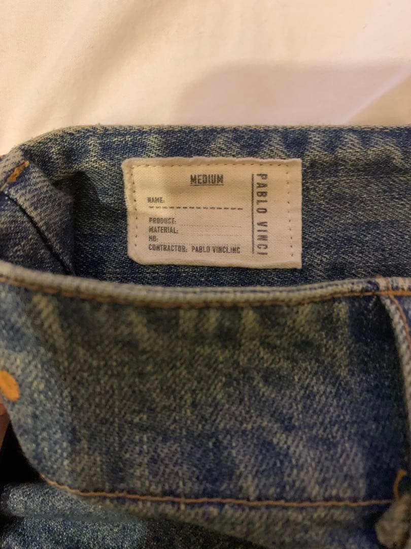 完売品　Mサイズ　PABLO VINCI Monkey denim pants