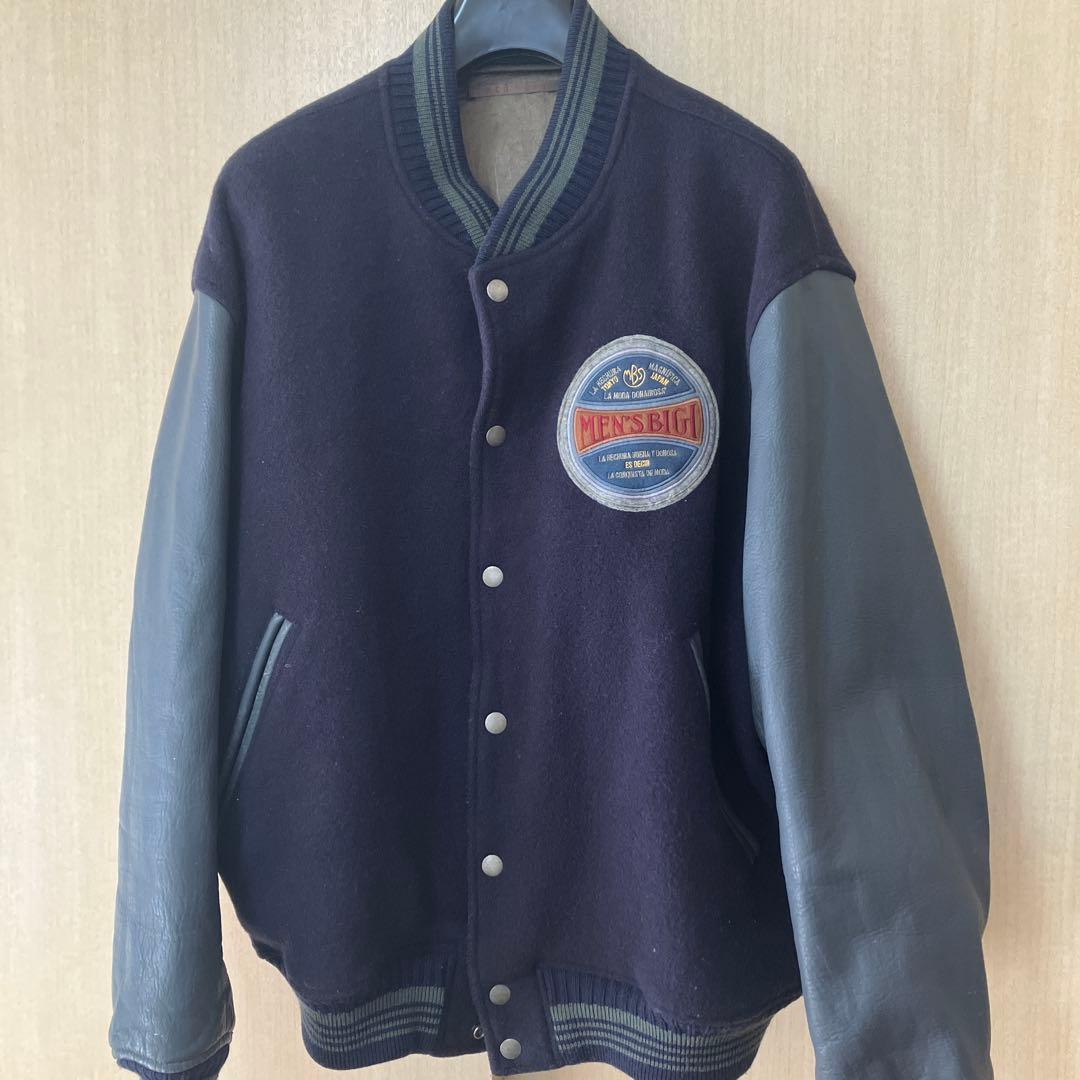 D*g様 【希少】80年代　MEN'S BIGI スタジャン ネイビー/グレー