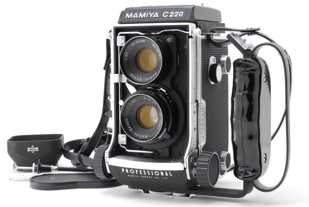 【美品】マミヤ Mamiya C220 80mm F3.7