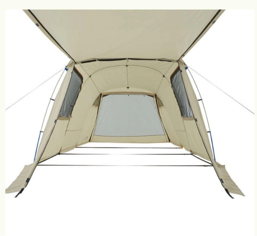 ロゴス　グランベーシック　 ベージュ　ドーム型テント　２ルームテント