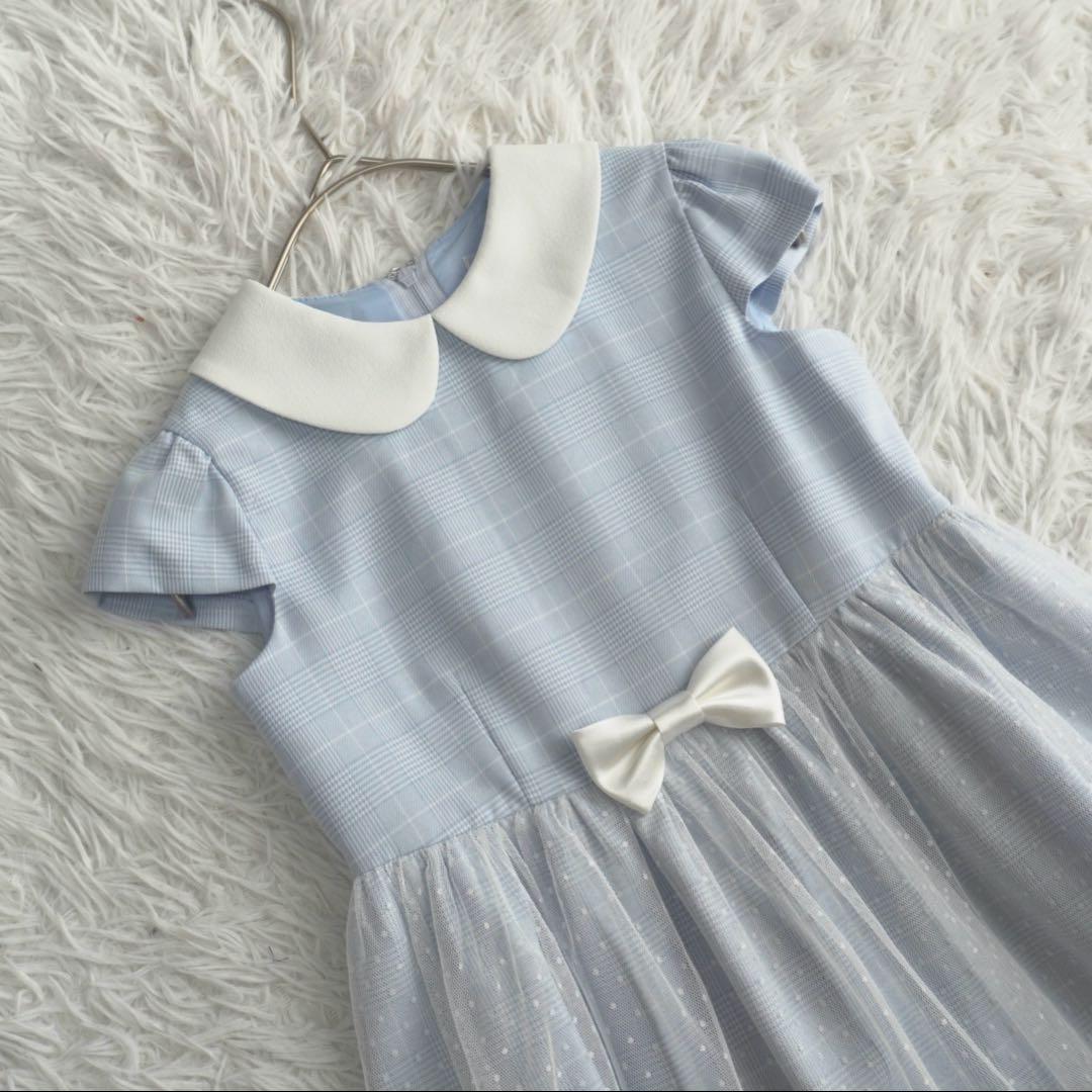 極美品 ショパン フォーマルワンピース ボレロ セット チュール 卒園式 入学式