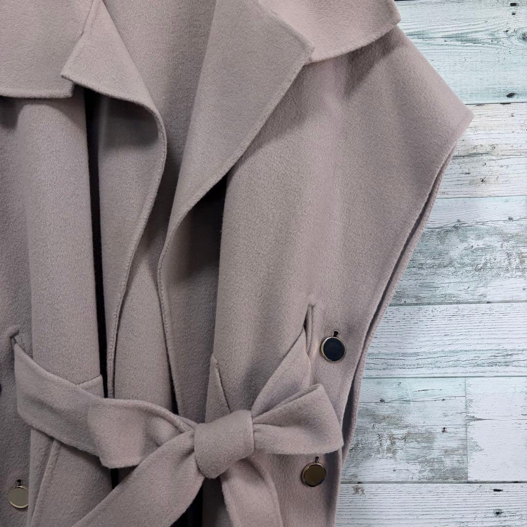 ほぼ未使用　ダイアグラム　グレースコンチネンタル　ベルト付リバートレンチストール