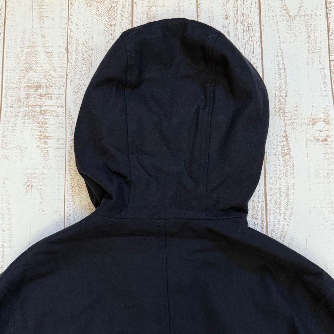 イタリア製【ベルスタッフ 】メルトンウール　フーデッドコート　フィッシュテール