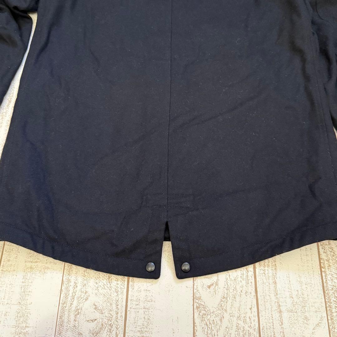 イタリア製【ベルスタッフ 】メルトンウール　フーデッドコート　フィッシュテール