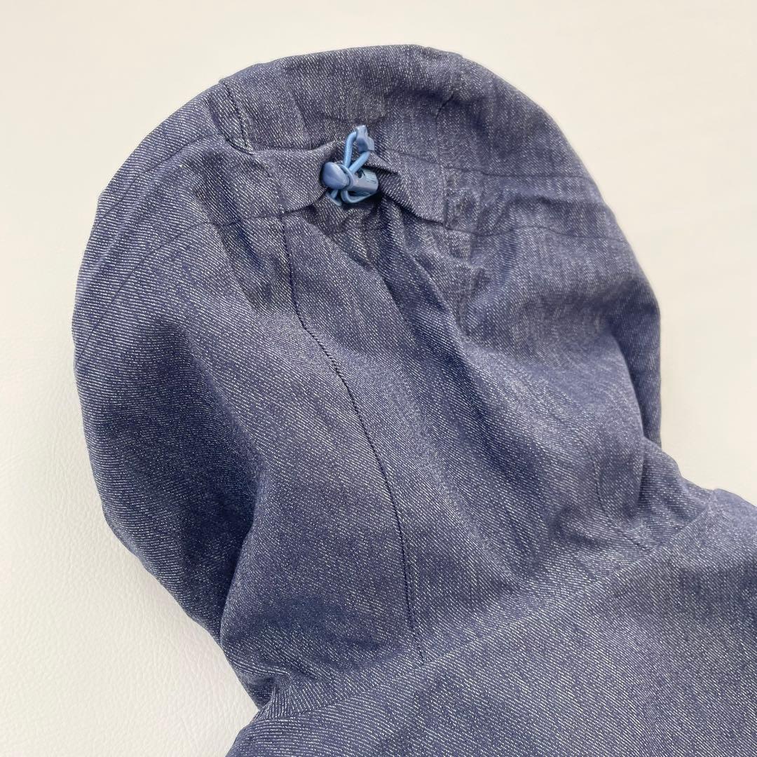 4420【極美品】ロキシー ジャケット スノボウェア デニム調 中綿入り