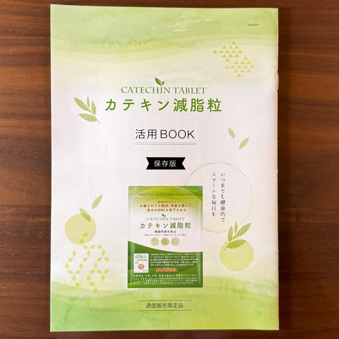 【カテキン減脂粒 62粒入り × 4袋】DMJえがお生活 説明書＆メタボリズム付