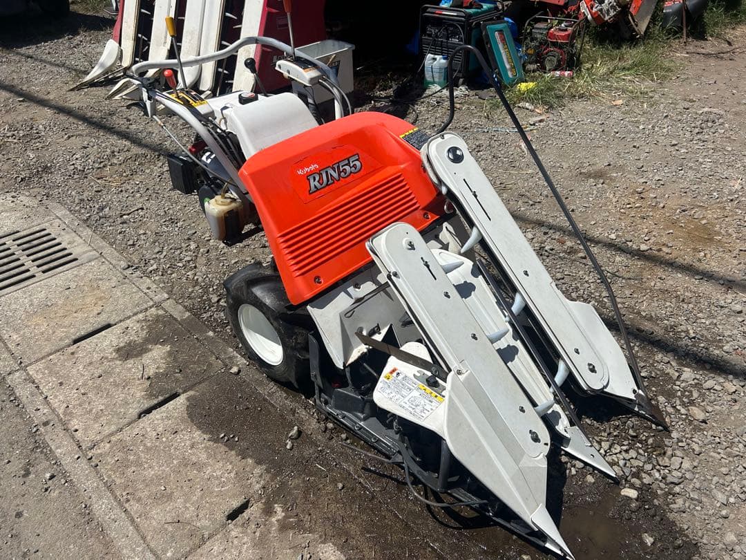 宮崎　クボタ　2条刈り　バインダー 6馬力 RJN55　刈幅500mm 動画有