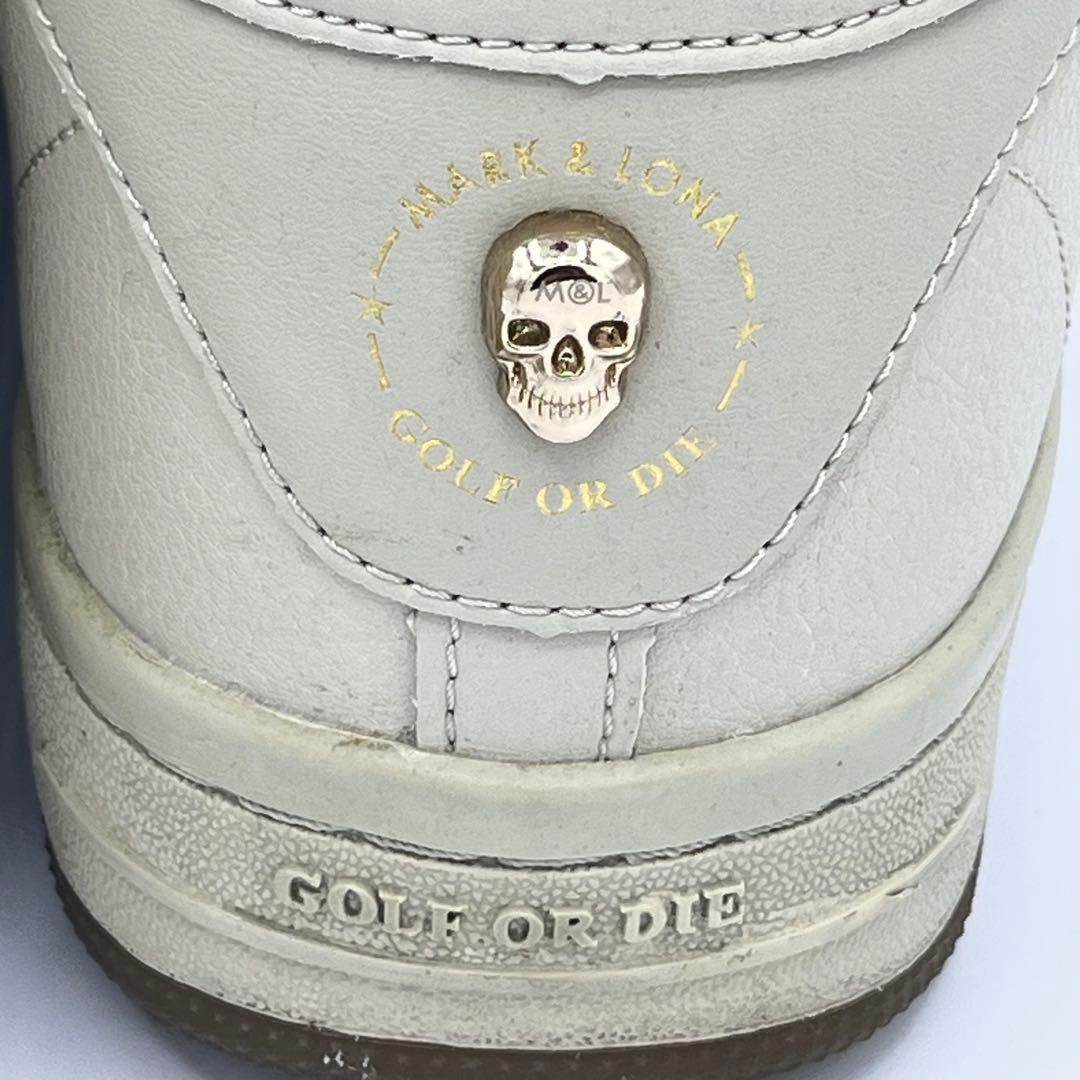 未使用 MARK＆LONA マーク＆ロナ BOA ゴルフシューズ 27 ベージュ