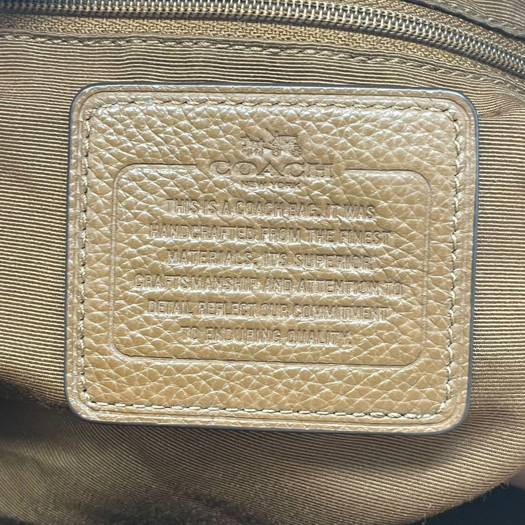 美品　A4 コーチ　リュック　バックパック　チャーリー　レザー　茶 ブラウン