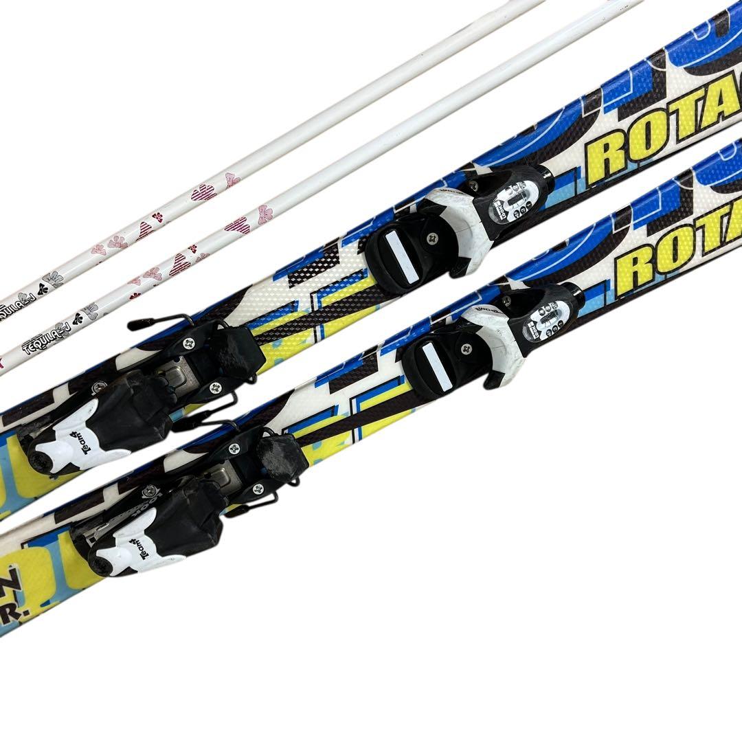 ⑥SWALLOW スキー板 3点セット ジュニア110cm 21cm