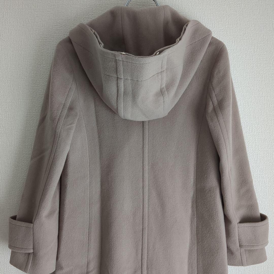 グレースコンチネンタル ダブルブレスト ウール コート ベージュ 36