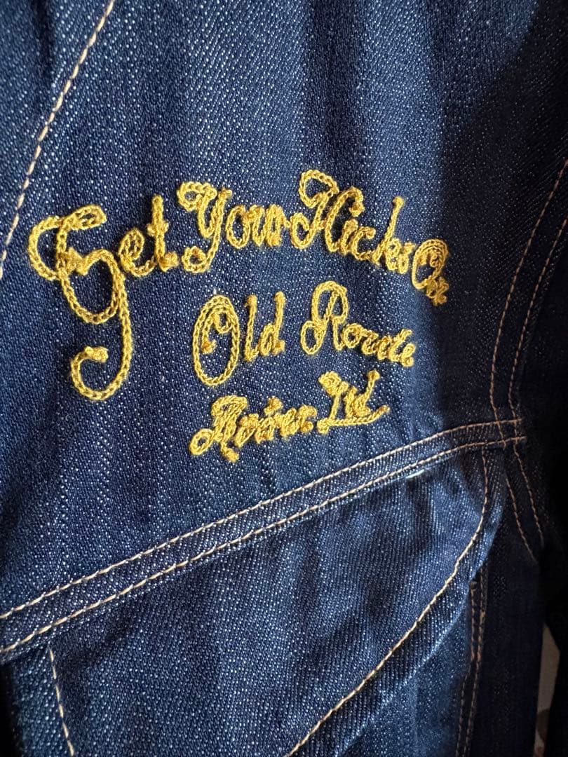 AVIREX デニムジャケット ダークブルー