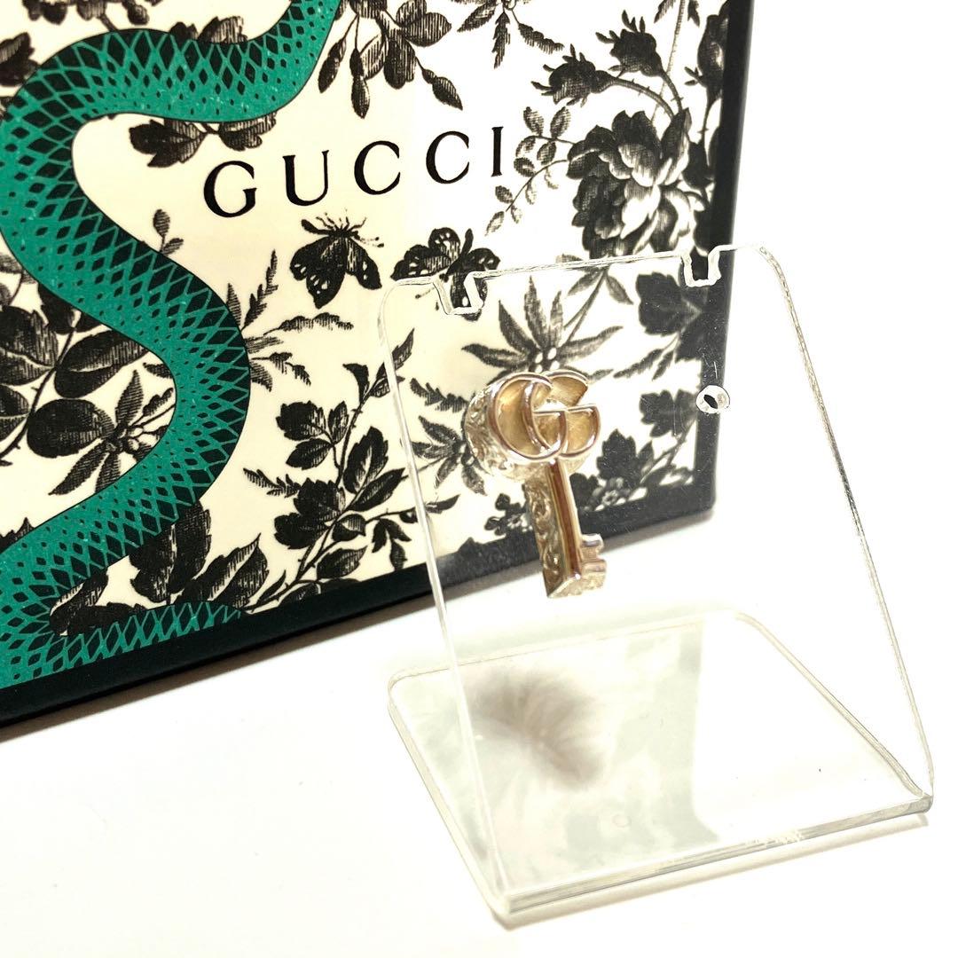 【廃盤品】GUCCI グッチ アラベスク マーモント GG キー ピアス