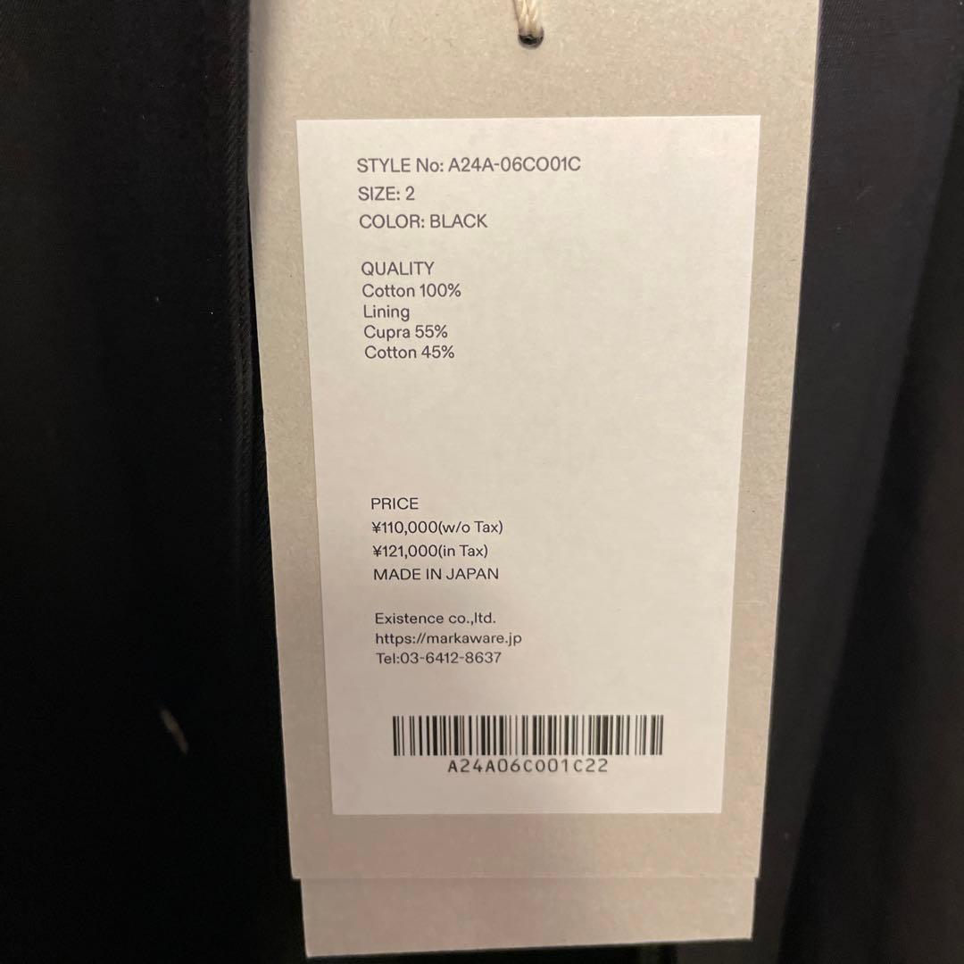 ジャケット・アウター 24ss markaware HUGE SINGLE TRENCH COAT