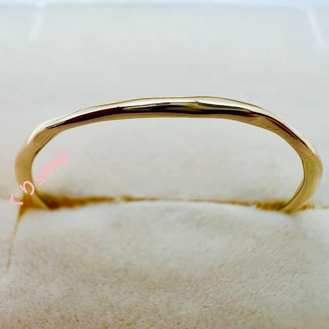 ESTELLE k10 イエローゴールド リング　15号